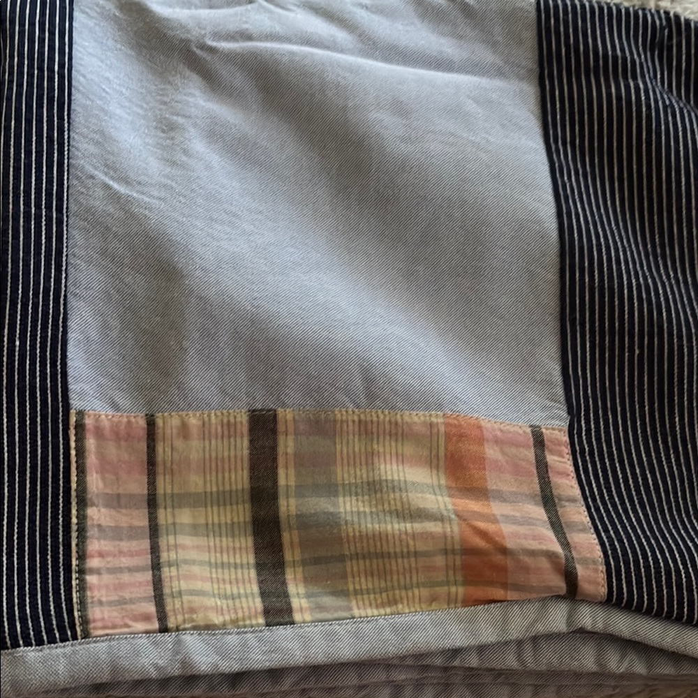 Vintage Lauren Ralph Lauren King Plaid 100% Cotton Pillow Sham.